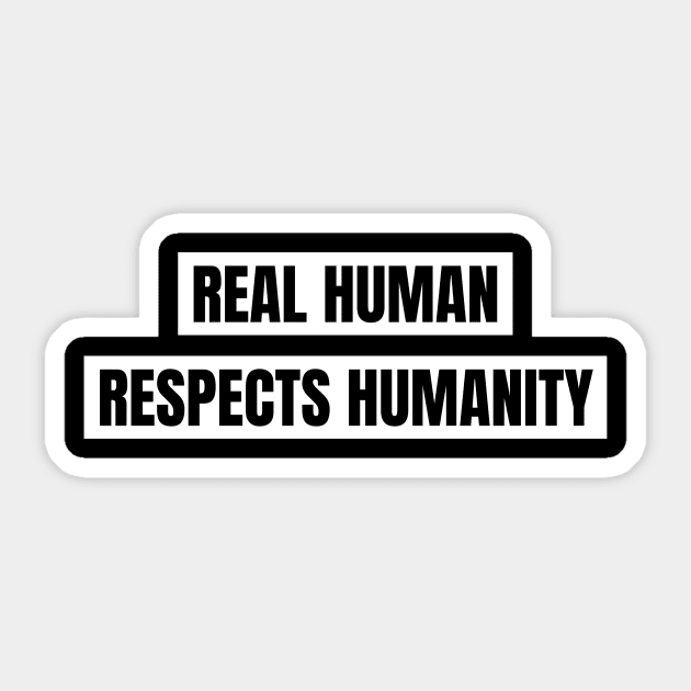 Real Human Sticker by simple_words_designs